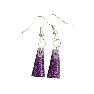 Resin Sparkle Earrings